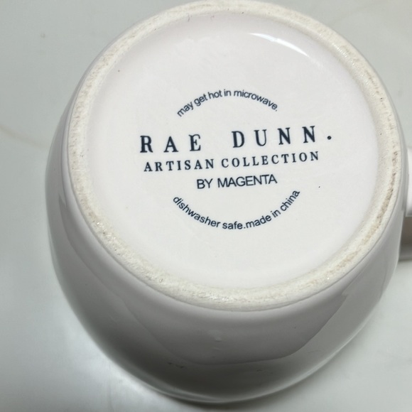 Relax Mug Rae Dunn Beach Chair Adirondack Red and Cream Set of Two - Picture 4 of 6